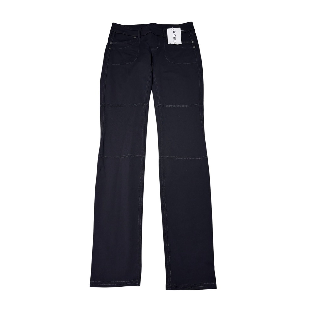 NWT Athleta Bettona Jegging Black Mid Rise Pilayo Pants Womens ST W29 L34